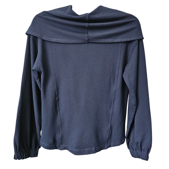 Daily Practice By Anthropologie Navy Blue Slouchy Sweatshirt Size S - Picture 3 of 7
